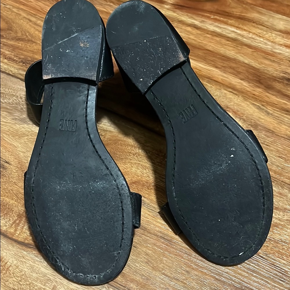 Frye Black Minimalist Sandals - Picture 6 of 7